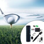 Kit d'outils de brosse pour club de golf, fils nylon pliable, outil de réparation avec rainure, nettoyeur ... Kit d'outils de brosse pour club de golf, fils nylon pliable, outil de réparation avec rainure, nettoyeur ...