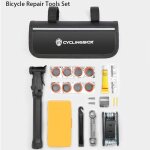 Kit d'outils de rparation de vlo, kits de rparation de pneus de vlo portables, vtt, cl de pompe ...