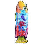 Kit de p�che a la ligne canne avec fil et animaux aquatiques