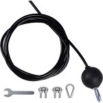 Kit de poulie de fitness de 4 mtres, cbles de rechange pour salle de sport a domicile, robuste, rsistant ...