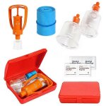 Kit de premiers secours avec pompe d'extraction de venin, outil de survie en cas de morsure de serpent, ...
