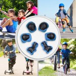 Kit de protection roller enfant, coudire genouillre protge poignet enfant (genouillres + coudires ...
