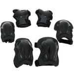 Kit protection roller skateboard rollerblade skate gear blk 3 pack jr noir 96325