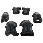 Kit protection roller skateboard rollerblade skate gear blk 3 pack noir 96333