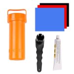 Kit de rparation de planche a pagayer en pvc, robuste, durable, gonflable, seau de rparation, colle ...