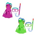 Kit de randonn�e aquatique - bestway - set snorkel junior - taille 37 - 41 - couleur multicouleur - protection ...