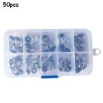 Kit de réparation de canne a pêche, 50 pièces / boîte, anneaux de canne a pêche, kit de réparation de ... Kit de réparation de canne a pêche, 50 pièces / boîte, anneaux de canne a pêche, kit de réparation de ...