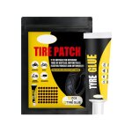 Kit de r�paration de pneus professionnels, chambre a air, ensemble d'outils professionnels comprenant ...