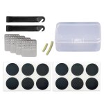 Kit de rparation de tube de pneu de vlo, kit de rparation de tube de pneu de vlo sans colle patchs ...