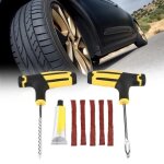 Kit de r�paration tubeless crevaison meche pneu voiture moto outils - han