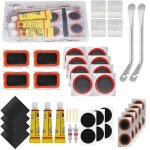 Kit de réparation de vélo 48 pièces pour vélos, motos et bmx avec matériau robuste Kit de réparation de vélo 48 pièces pour vélos, motos et bmx avec matériau robuste