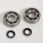 Kit roulement 6302 et joint spi de vilebrequin pour mobylette mbk av7 av10 16x42x13