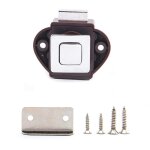 Kit de serrures a boutons poussoirs cach�s n58c, trou de montage de 20mm pour porte d'armoire de camping ...