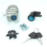 Kit serrure kyoto pour scooter peugeot 50 squab - etrier ajp 1996 a 1999 neuf