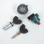 Kit serrure p2r (motoris�) pour scooter gilera 50 runner 1997 a 2020 neuf