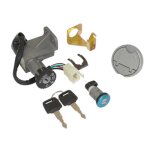 Kit serrure p2r pour scooter kymco 50 agility apr��s 2009 4 fils + 1fils