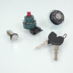 Kit serrure rms pour scooter piaggio 50 zip 2t 2008 - 2013 643133 298581 573512 neuf