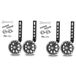 Kit de support de roue d'entranement pour vlo enfant 12 / 14 / 16 / 18 / 20 pouces, noir