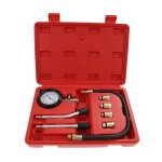 Kit testeur de compression compressiomètre pour moteur essence 0 - 20 bars ou 0 - 300 psi avec 4 adaptateurs ... Kit testeur de compression compressiomètre pour moteur essence 0 - 20 bars ou 0 - 300 psi avec 4 adaptateurs ...