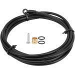 Kit de tuyau de frein de vlo, 2m cable frein a disque hydraulique vtt kit de flexibles de frein cable ...