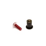 Kit visserie de parebrise rouge x8 pieces - o4mm longueur 15mm