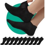 Kjakl - 10 paires chaussette basses homme femme, coton courtes chaussettes de sport, respirant anti transpirat ...