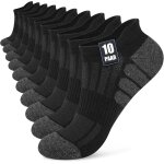 Kjakl - 10 paires chaussettes homme femme, socquettes homme en coton respirant, chaussettes basses homme ...