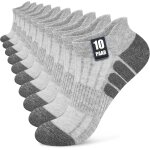 Kjakl - 10 paires chaussettes homme femme, socquettes homme en coton respirant, chaussettes basses homme ...