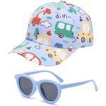 Kjakl - casquette de baseball garcon lunette de soleil enfant, rglable baseball cap chapeau de protection ...