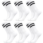 Kjakl - chaussettes femme homme 6 paires sport socquettes femme confortable coton chaussettes blanches ...