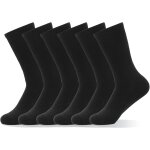 Kjakl - chaussettes de tennis, pour homme et femme, pure et classique, lot de 6 paires, respirantes et ...
