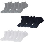 Kjakl - chaussettes de tennis, pour homme et femme, pure et classique, lot de 6 paires, respirantes et ...
