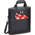 Kkahq - sac a bouteille pour 6 bouteilles isotherme sac a vin isotherme portable avec sangle pour pique ... Kkahq - sac a bouteille pour 6 bouteilles isotherme sac a vin isotherme portable avec sangle pour pique ...