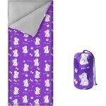 Kkahq - sac de couchage pour enfants, sac de camping, randonne, sac de couchage etanche avec sac de ...