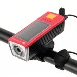 Klaxon lumineux solaire polyvalent avec affichage de puissance intuitif, longue dur�e de vie, haut d�cibel, ...