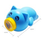 Klaxon de phare led pour v�lo, mignon, dessin anim�, klaxon de bicyclette, rechargeable par usb, lumi�res ...