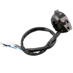 Klaxon de phare noir pour honda cg125, bloc de commutateur de guidon, indicateur de direction