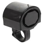 Klaxon de v�lo electrique intelligent et etanche, compatible avec les v�los sans batterie (noir)