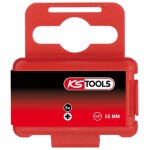 Ks tools 911. 2393 boite de 5 embouts de vissage pozidriv, ph0 - l. 25 mm