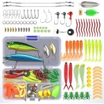 Kwex - lot de 100 leurres de p�che avec bo�te a app�ts pour brochet, sandre, truite, perche, accessoires ...