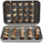 Kwex - 40pcs kits de mouches, leurre de pche a la mouche appts artificiels leurres a mouches leurres ...