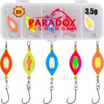 Kwex - lot de 5 leurres twister spinner 3, 5 g - pour truite, p�che, truite