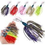 Kwex - chatterbait lot de 6 leurres de p�che pour brochet, truite, p�che, perche
