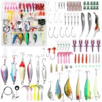 Kwex - leurres de p�che kit 101pcs - spinnerbaits, plastique vers, minnow, popper, leurres, souples p�che ...