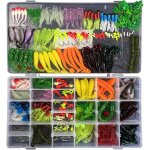 Kwex - leurres de pche kit avec bote a outils portable, 301 pices flottante set appt de pche hameons ...