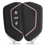 Kwmobile accessoire cl� de voiture compatible avec vw golf 8 3 - bouton - coque de protection souple ...