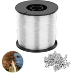 Kyaoayo - 0. 8mm / 200m fil pêche monofilament, fil en nylon, fil nylon transparent avec 120 manchons ... Kyaoayo - 0. 8mm / 200m fil pêche monofilament, fil en nylon, fil nylon transparent avec 120 manchons ...