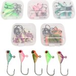 Kyaoayo - 50pcs leurres de pche sur glace leurres en mtal - gabarits de pche sur glace portables et ...