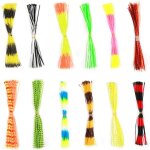 Kyaoayo - jupe de leurre en silicone 600 brins, accessoire de bricolage de remplacement de jupe de gabarit ...