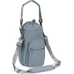Kyaoayo - porte bouteille isotherme sac gourde avec bandoulire 1l avec poche pour tlphone sac bouteille ...